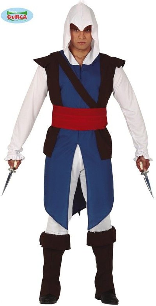 Ninja & Samurai Kostuum | Vlijmscherpe Dodelijke Oosterse Strijder | Man | Maat 48-50 | Carnaval kostuum | Verkleedkleding